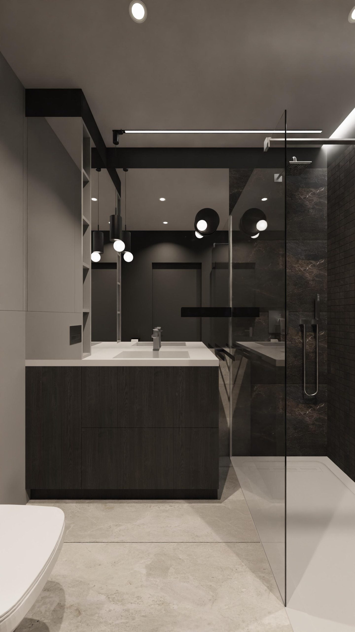 Bathroom apartment Cieszyńska street, Wrocław — zdjęcie 2