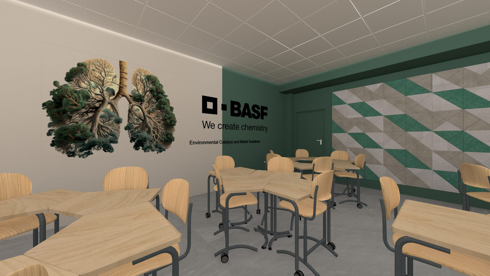 Basf Polska - Szkoła Wyższa Merito Wrocław  sale dydaktyczne — zdjęcie 6