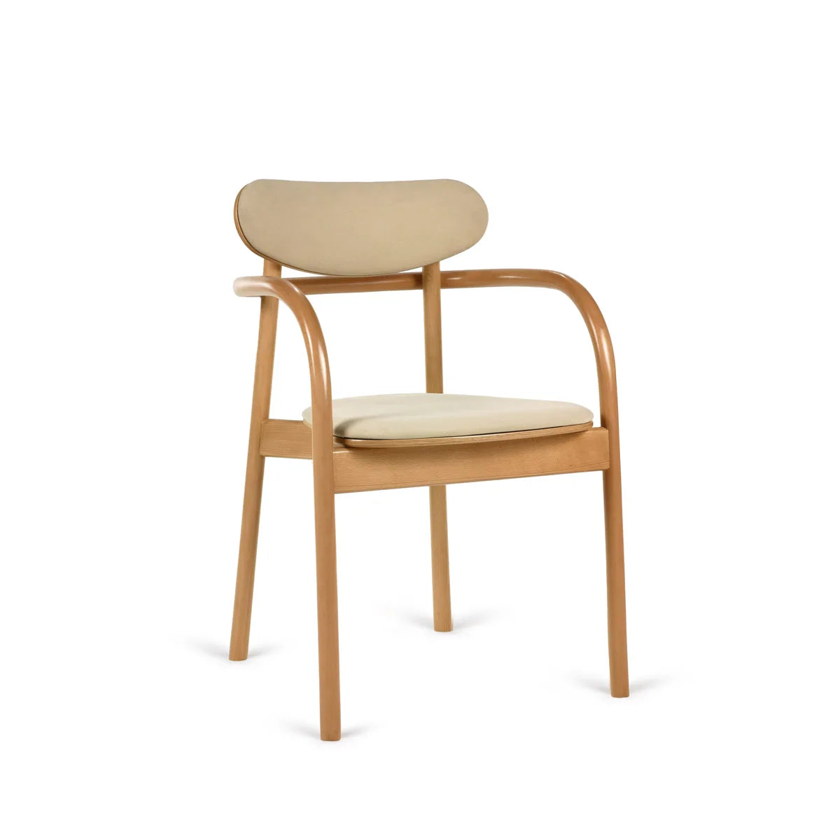 La Benda B-2961 Seat Uph Back Wood