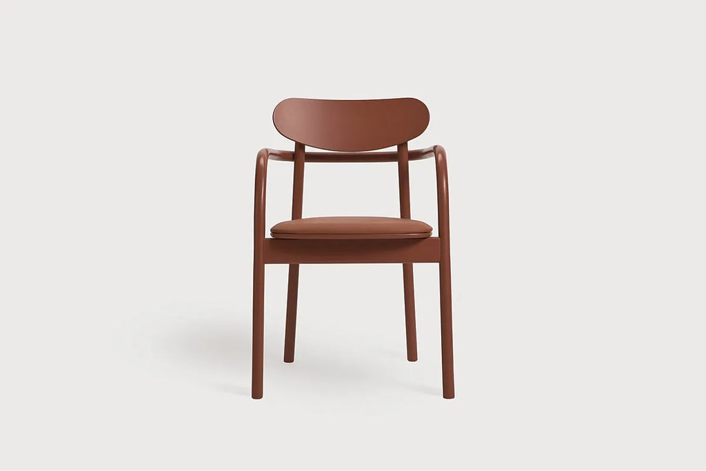 La Benda B-2960 Seat Uph Back Wood