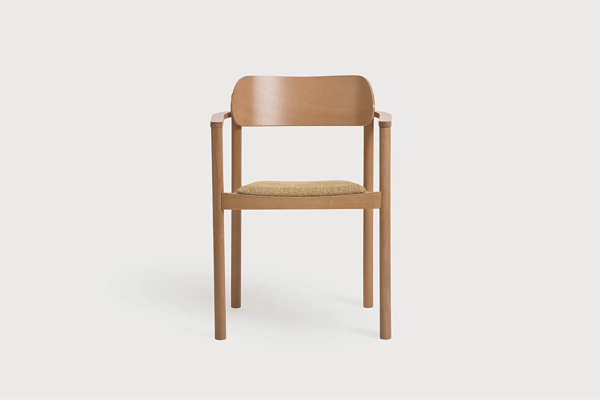 Nimm B-4590 Seat Uph Back Wood