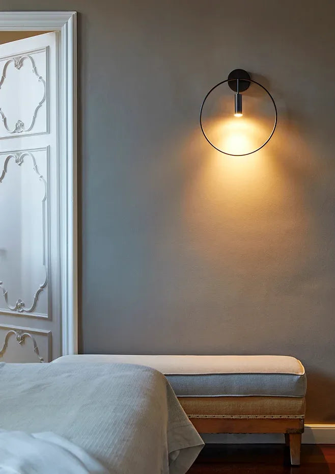 Wall light Revolta REV_3630 Black / Satin gold