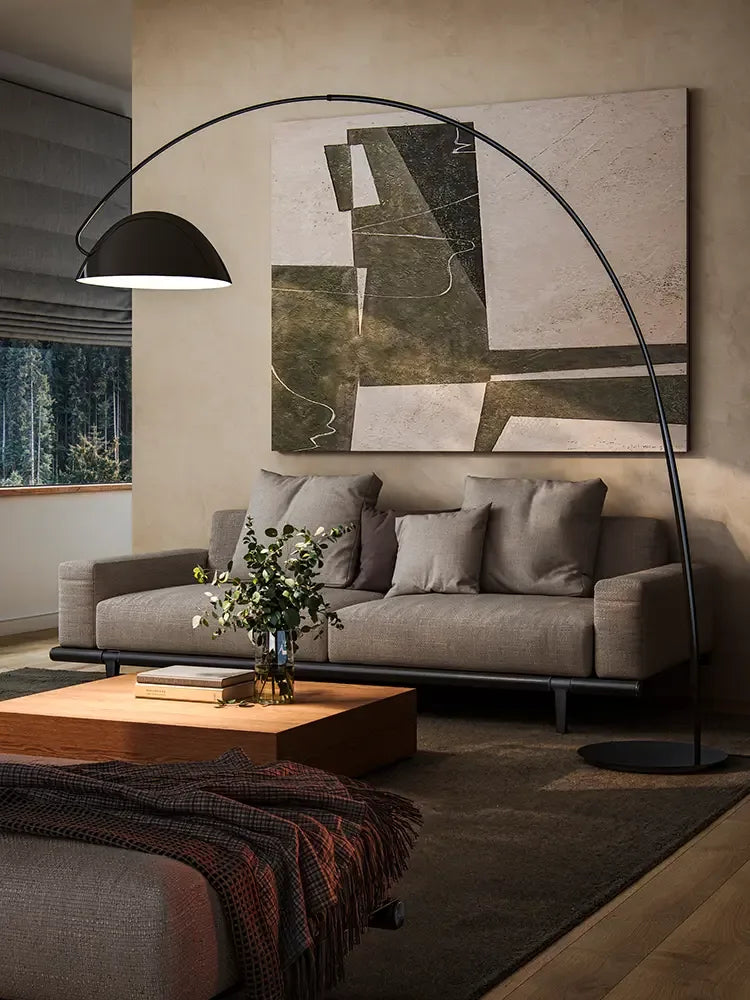 Floor lamp Pluma PLU_2959 Black / Black lacquered