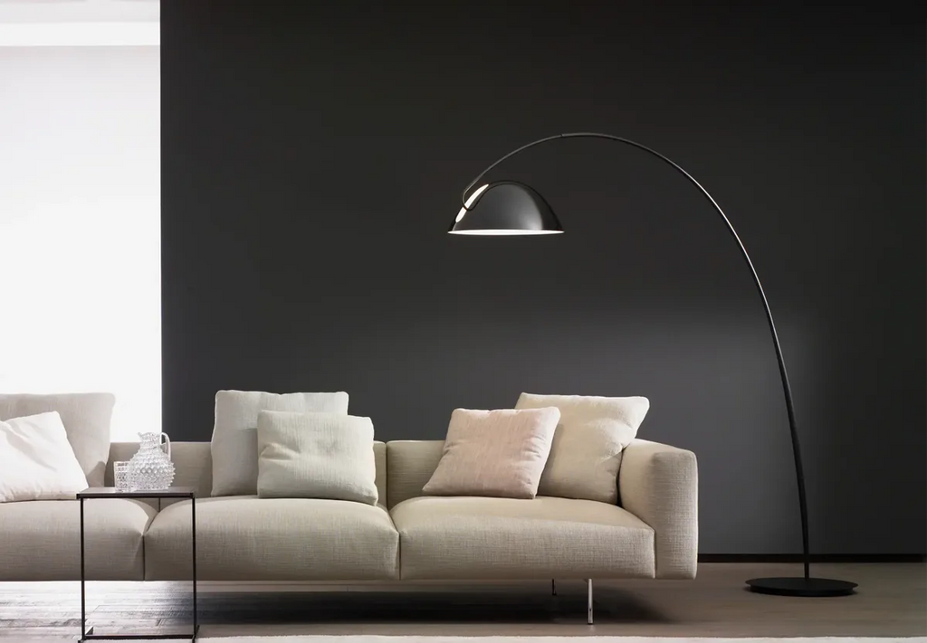 Floor lamp Pluma PLU_2959 Black / Black lacquered
