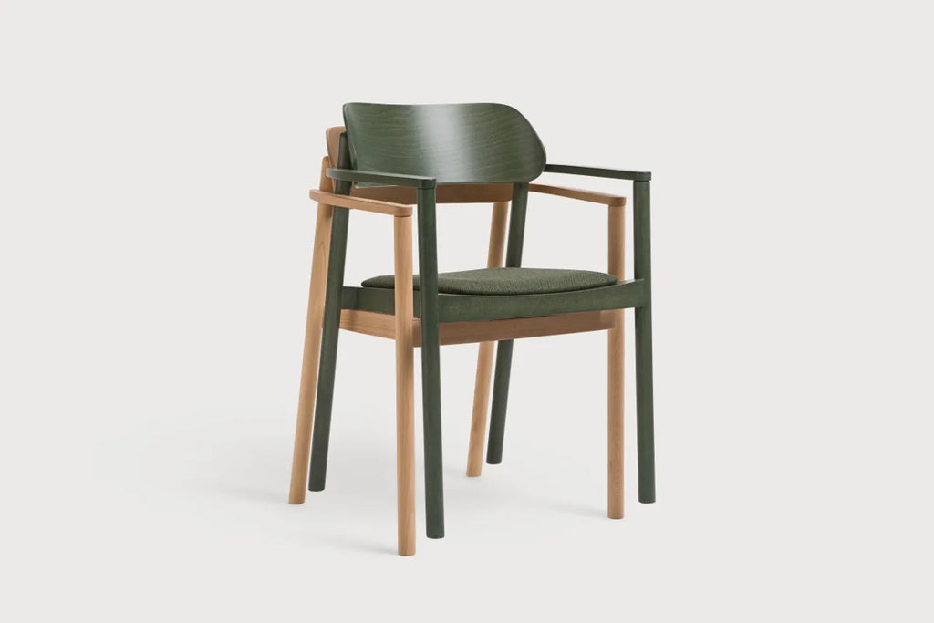 Nimm B-4590 Seat Uph Back Wood