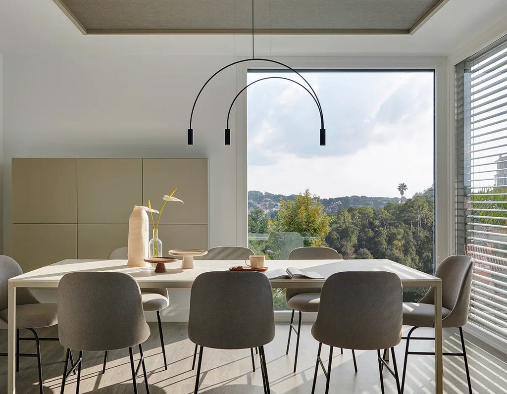 Suspension lamp Volta VOL_3536S White / White - White canopy