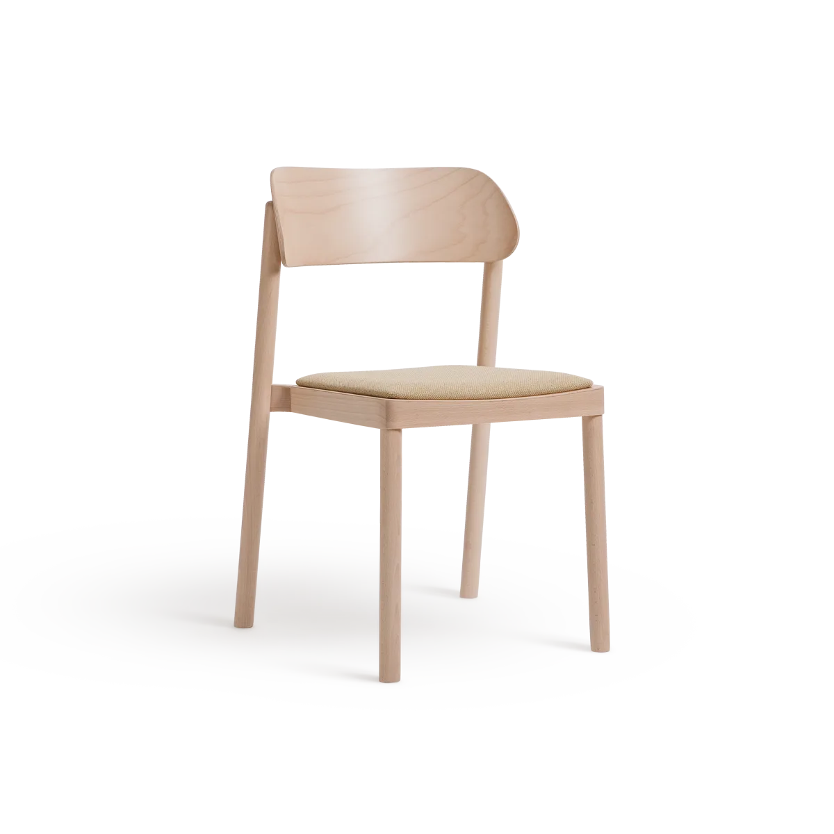 Nimm A-4590 Seat Uph Back Wood