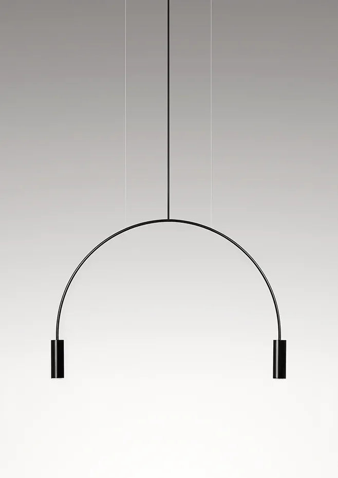 Suspension lamp Volta VOL_3535R Bronze / Bronze - White canopy