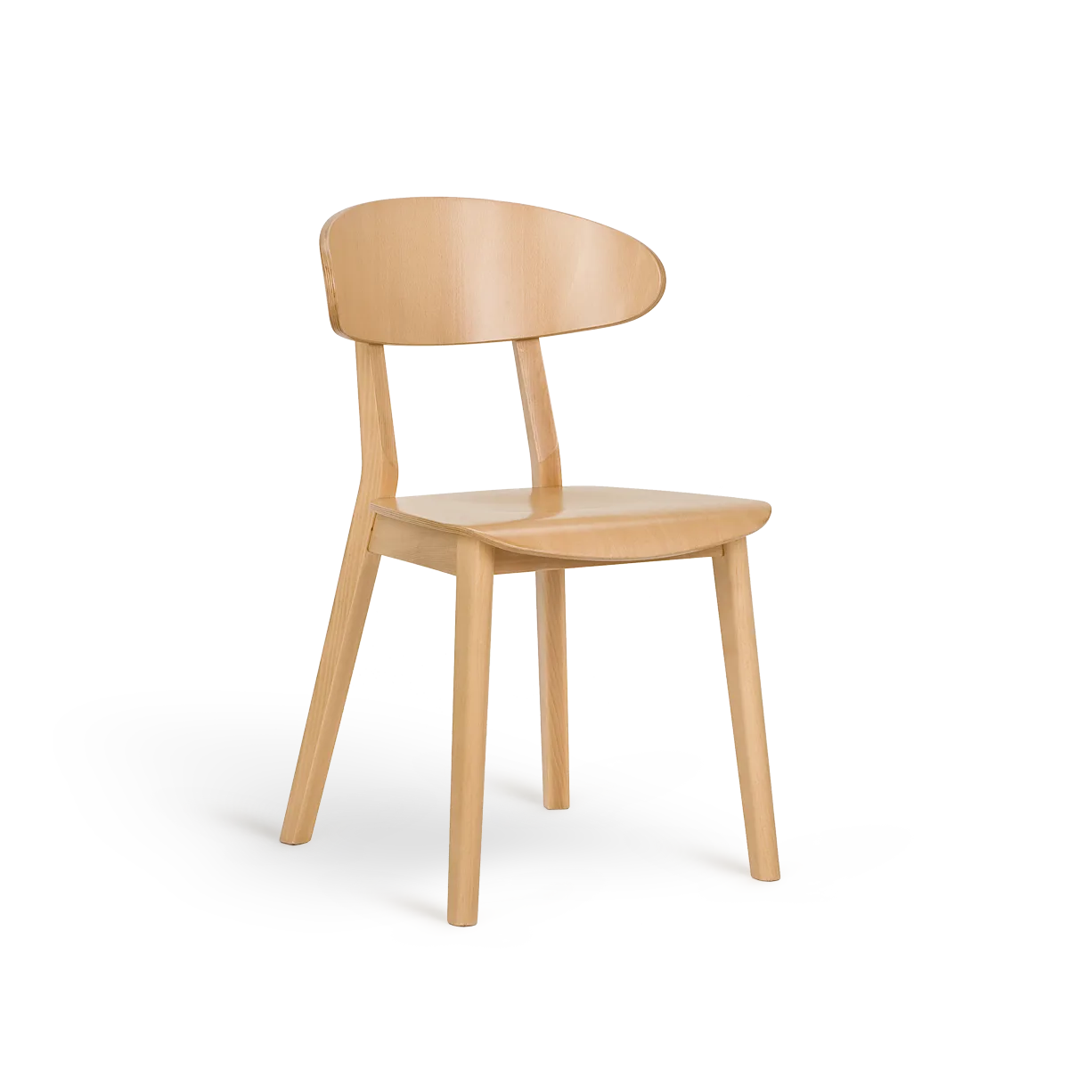 Lof A-4232 Seat Wood Back Wood