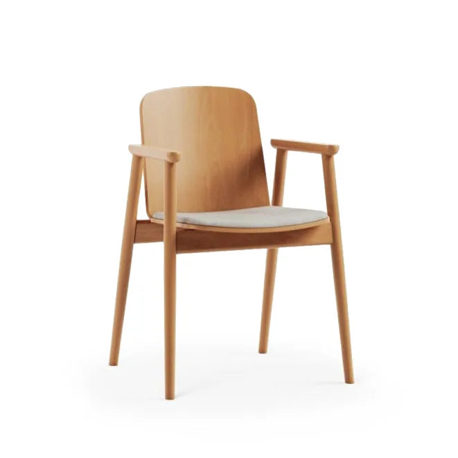 Prop B-4390 Seat Uph Back Wood