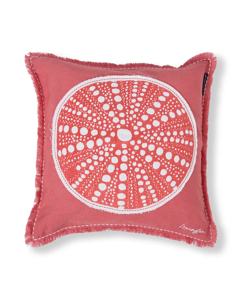 Summer Embroidered Patch Linen/Cotton Pillow Cover