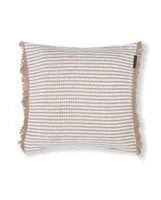 Heavy Striped Organic Cotton Pillow Cover