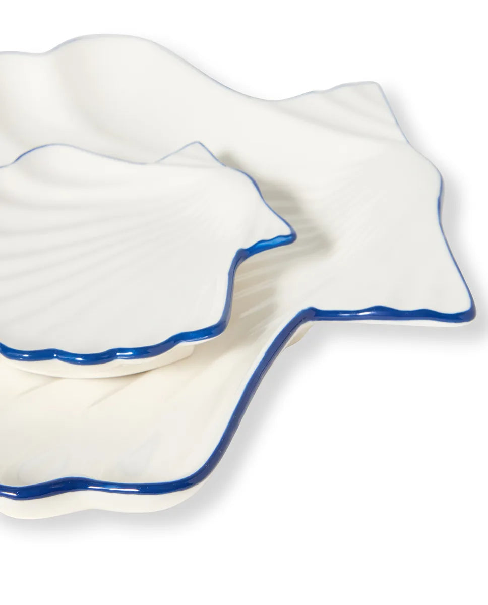 Stoneware Shell Platter