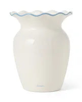 Stoneware Wavy Vase
