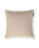Linen/Cotton Fringe Pillow Cover