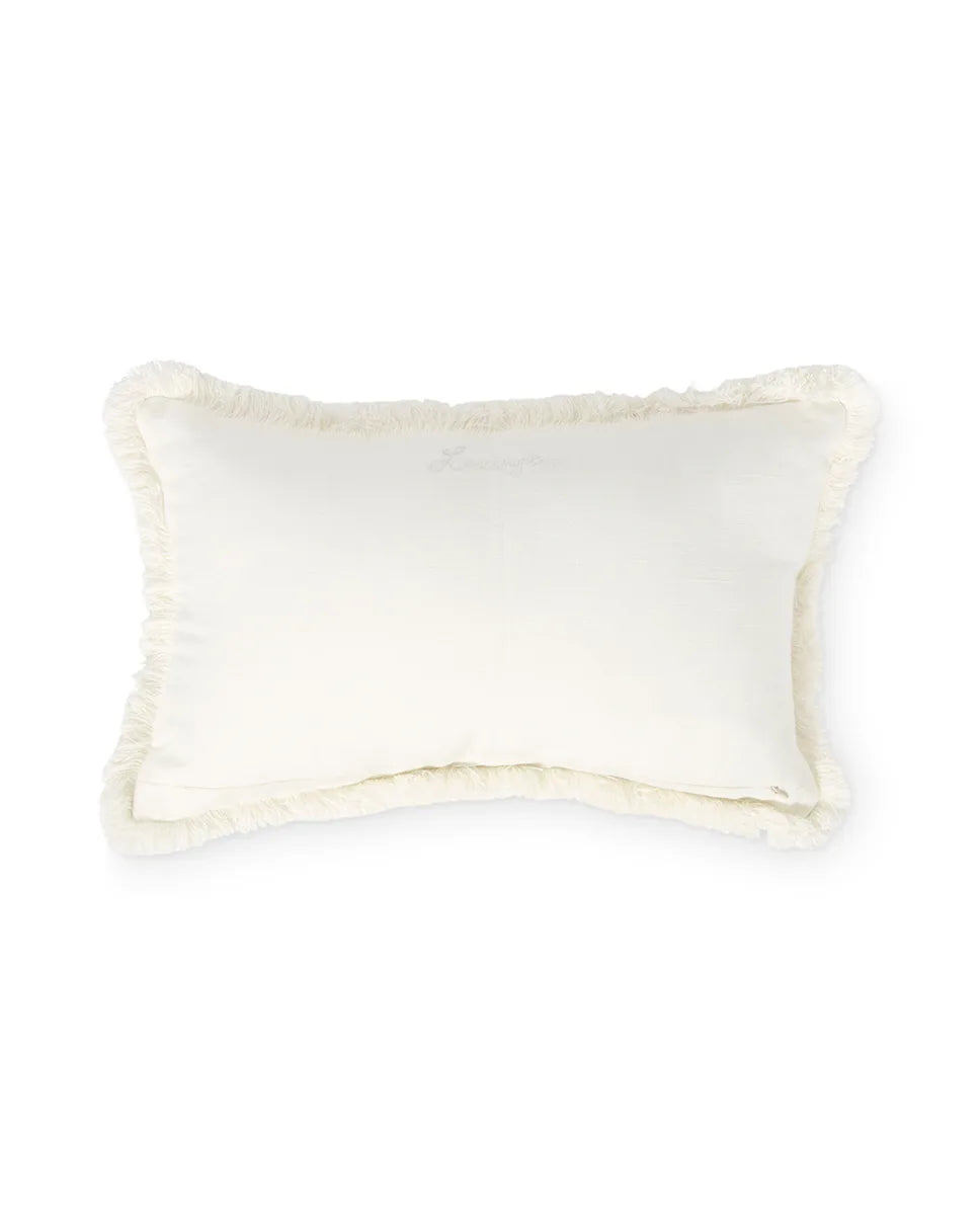 Linen/Cotton Fringe 50x30 Pillow