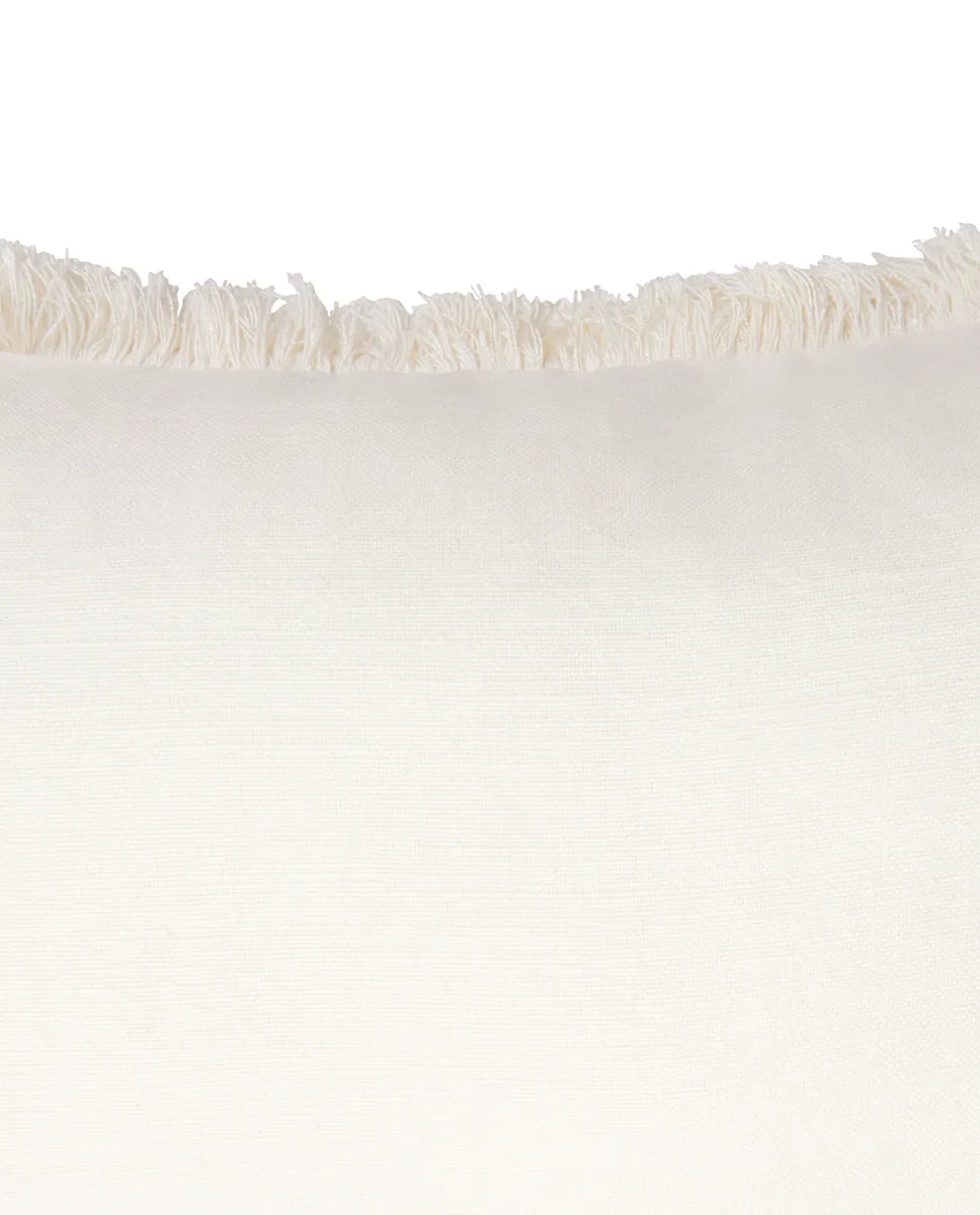 Linen/Cotton Fringe 50x30 Pillow