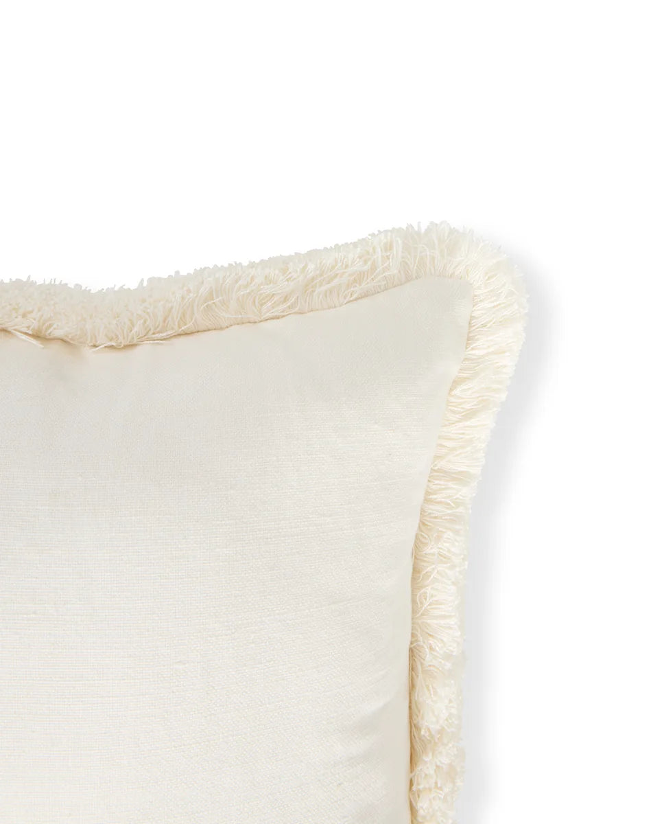 Linen/Cotton Fringe 50x30 Pillow