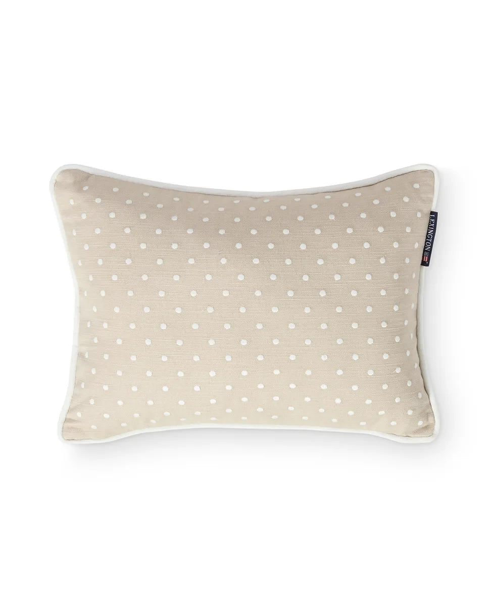 Dotted Linen/Cotton 40x30 Pillow