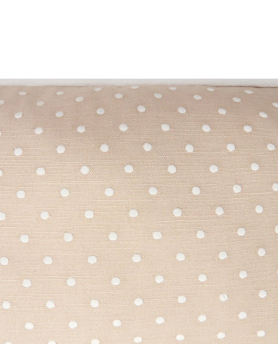 Dotted Linen/Cotton 40x30 Pillow