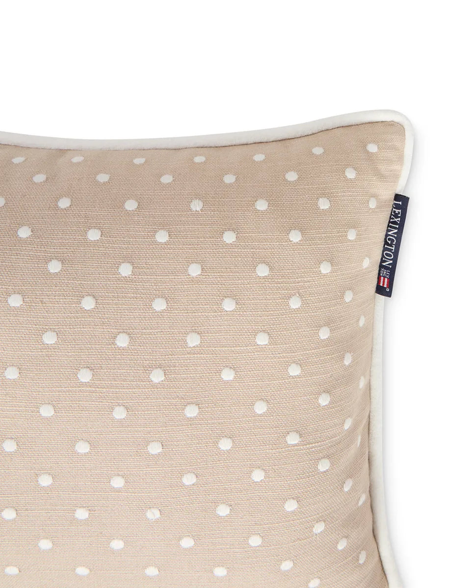 Dotted Linen/Cotton 40x30 Pillow