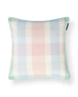 Multi Checked Recycled Cotton Pillow Cover