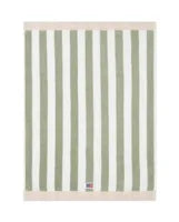 Block Striped Towel Vintage Green/White/Moonbeam