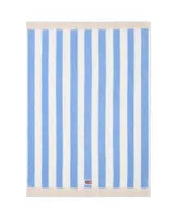 Block Striped Towel Sky Blue/White/Moonbeam