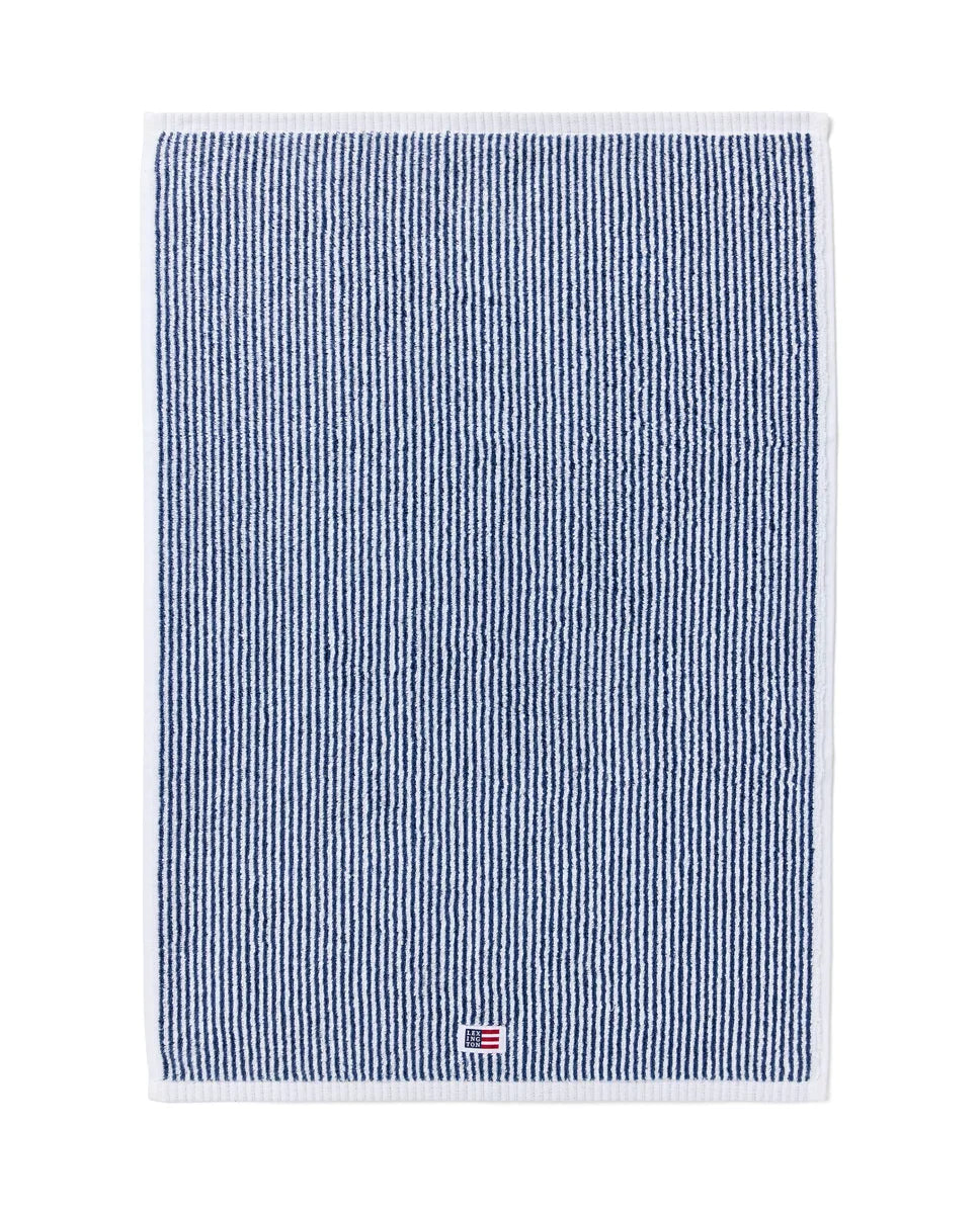 Original Towel White/Navy Striped