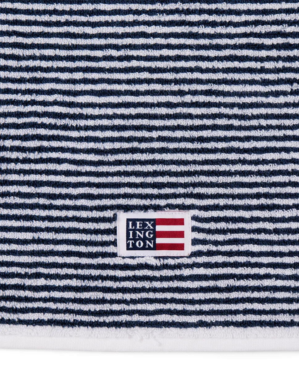 Original Towel White/Navy Striped