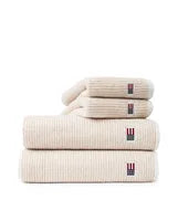 Original Towel White/Tan Striped