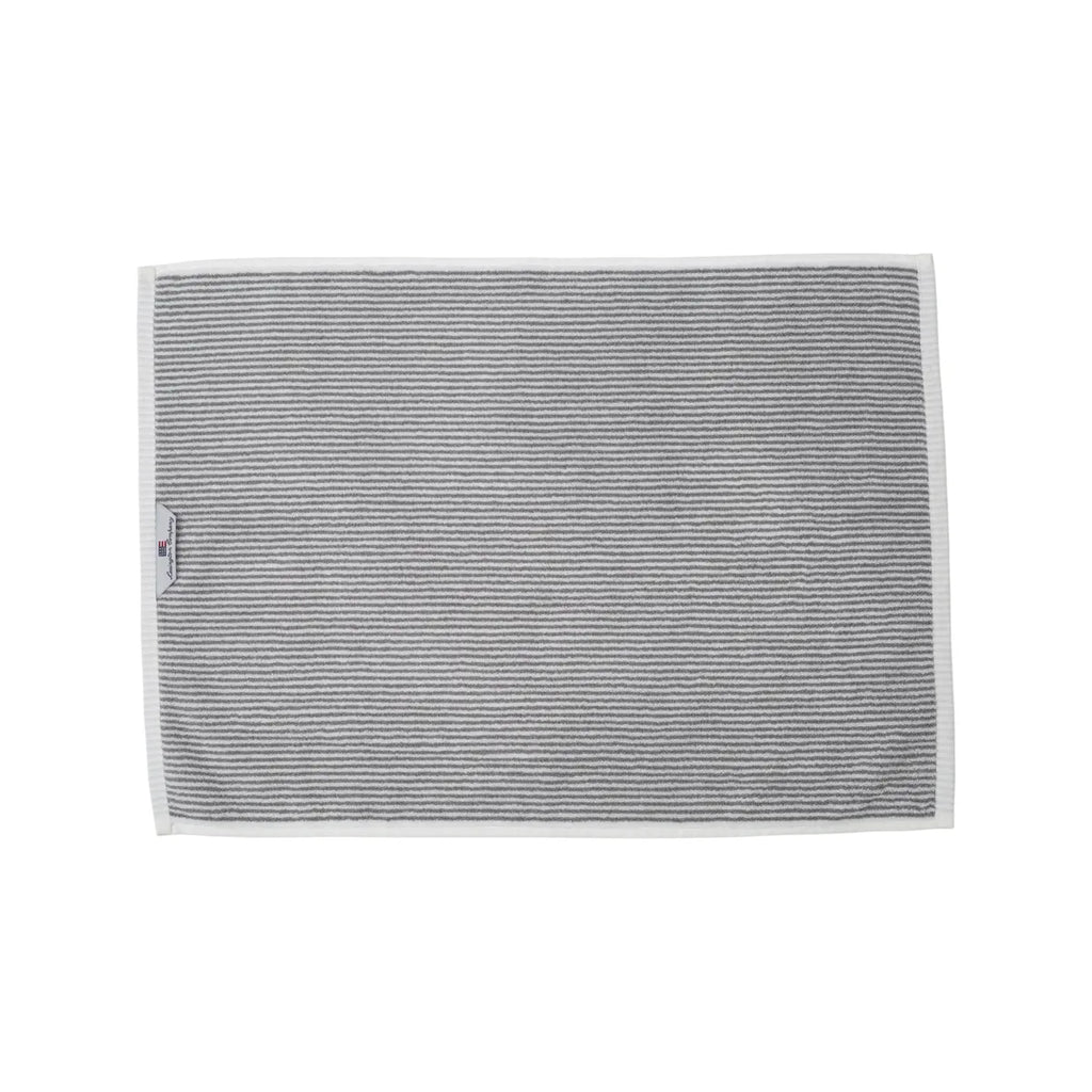 Original Towel White/Gray Striped