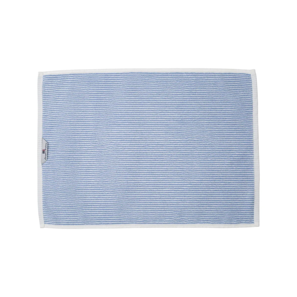 Original Towel White/Blue Striped