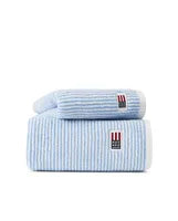 Original Towel White/Blue Striped
