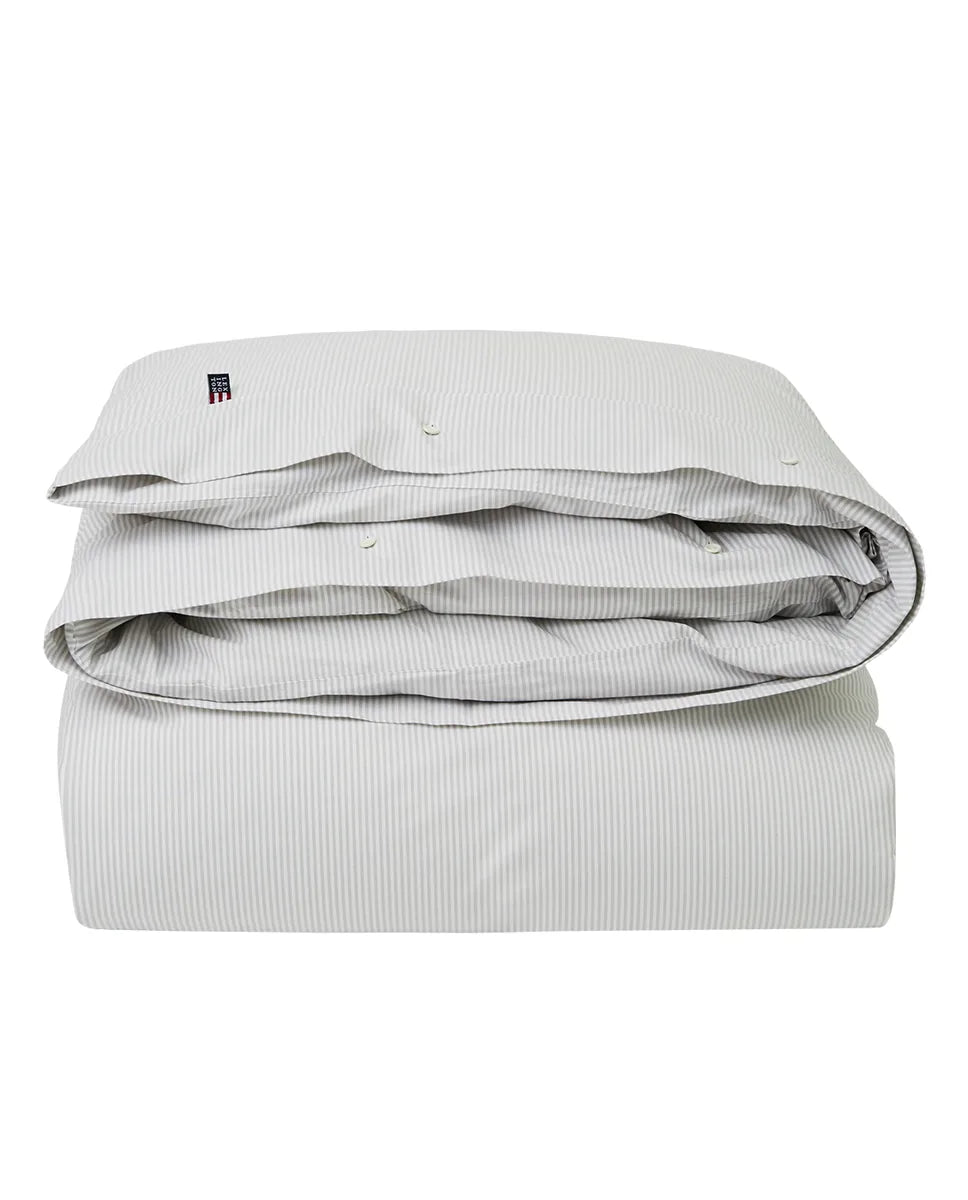 Pin Point Beige/White Duvet