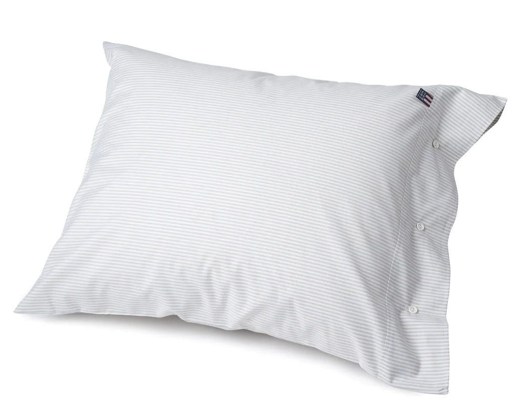 Pin Point Beige/White Duvet