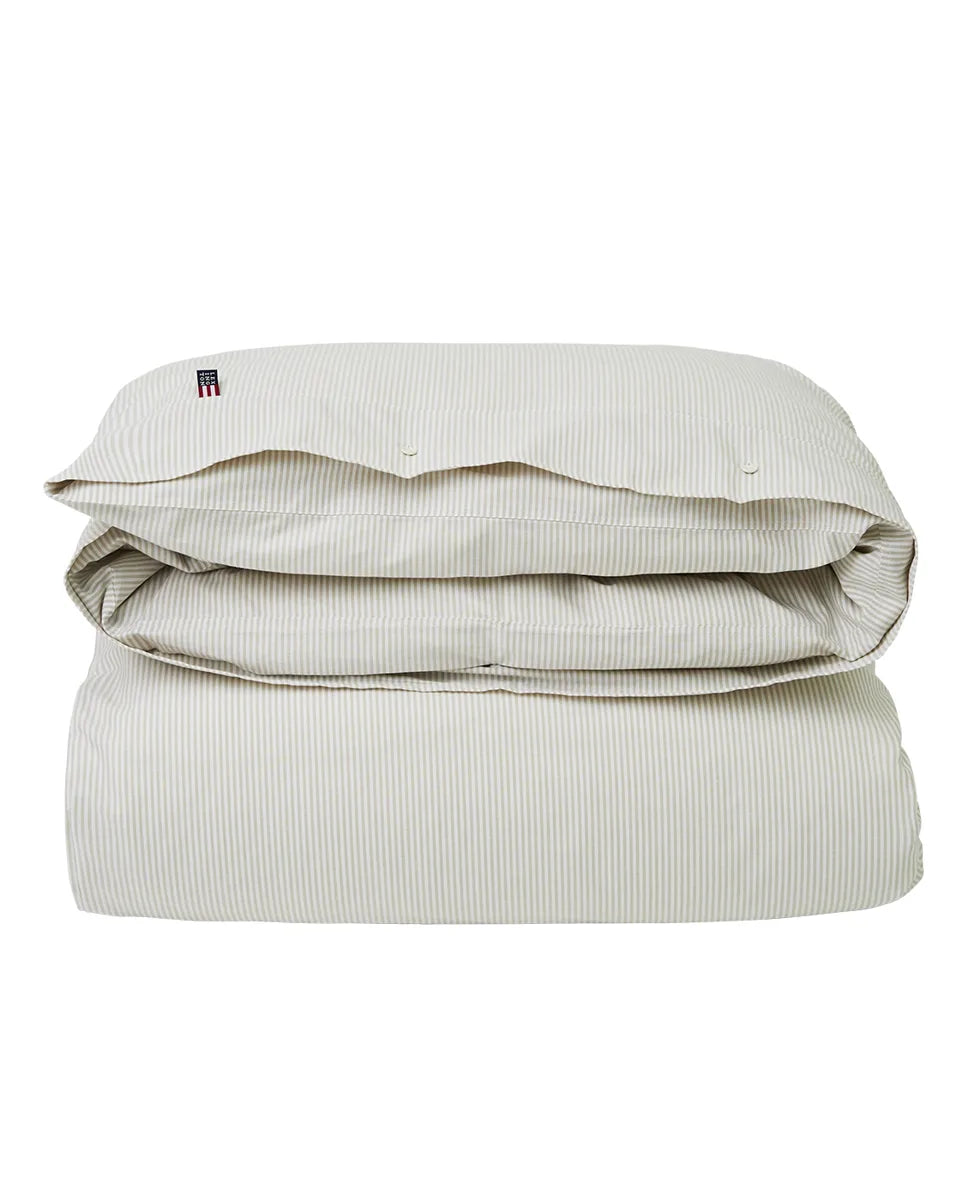 Pin Point Gray/White Duvet