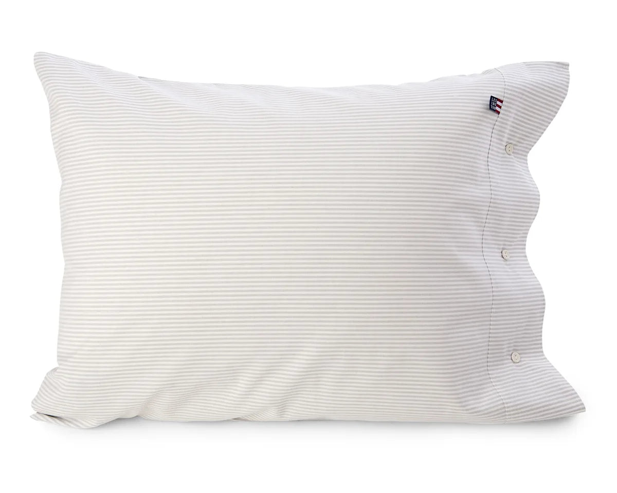 Pin Point Gray/White Duvet