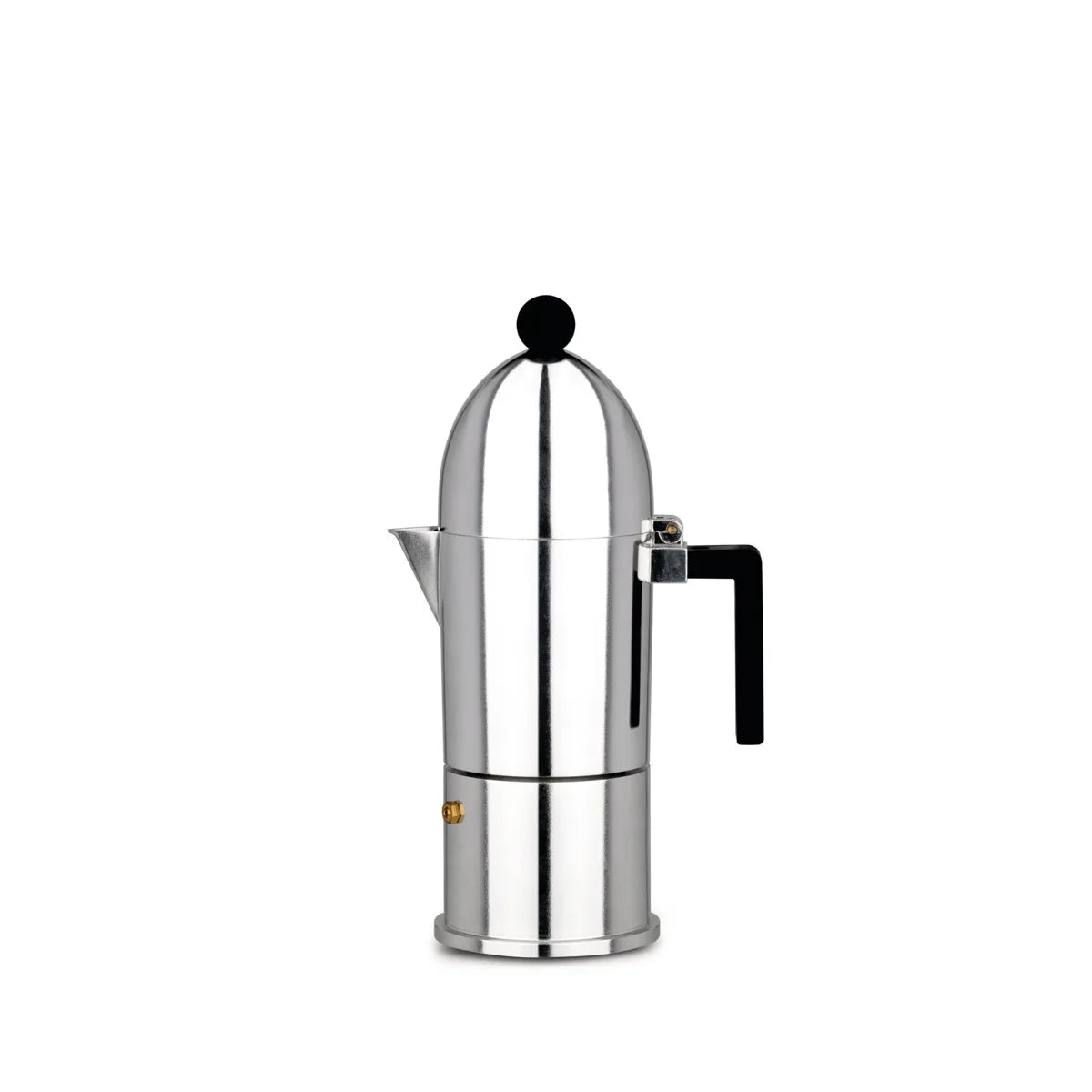 zaparzacz do espresso, ciśnieniowy, czarne uchwyty, na 6 filiżanek
