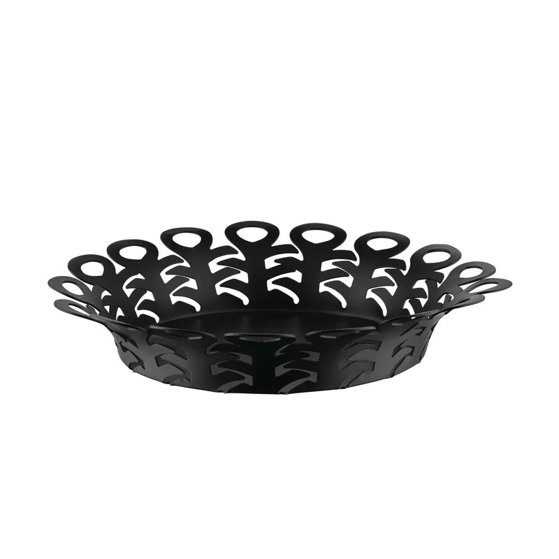 stalowa misia, duża 27 cm - czarna