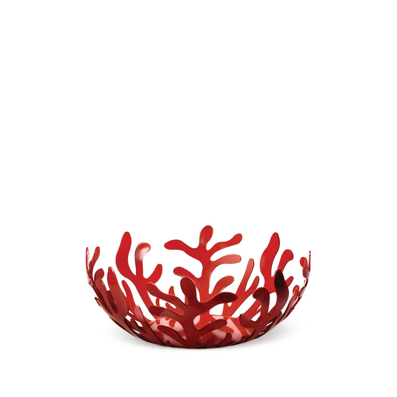 kosz na owoce, czerwony; 25 cm