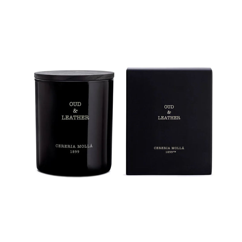 CERERIA MOLLA Premium Candle 230gr. Oud and Leather