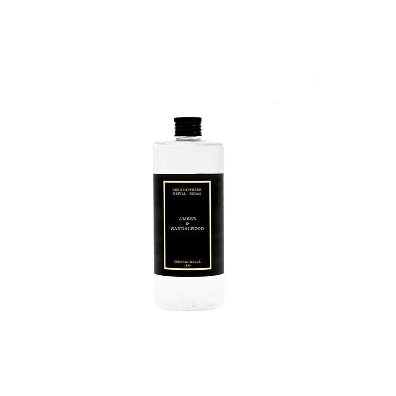 CERERIA MOLLA Diffuser refill 500ml. Amber and Sandalwood