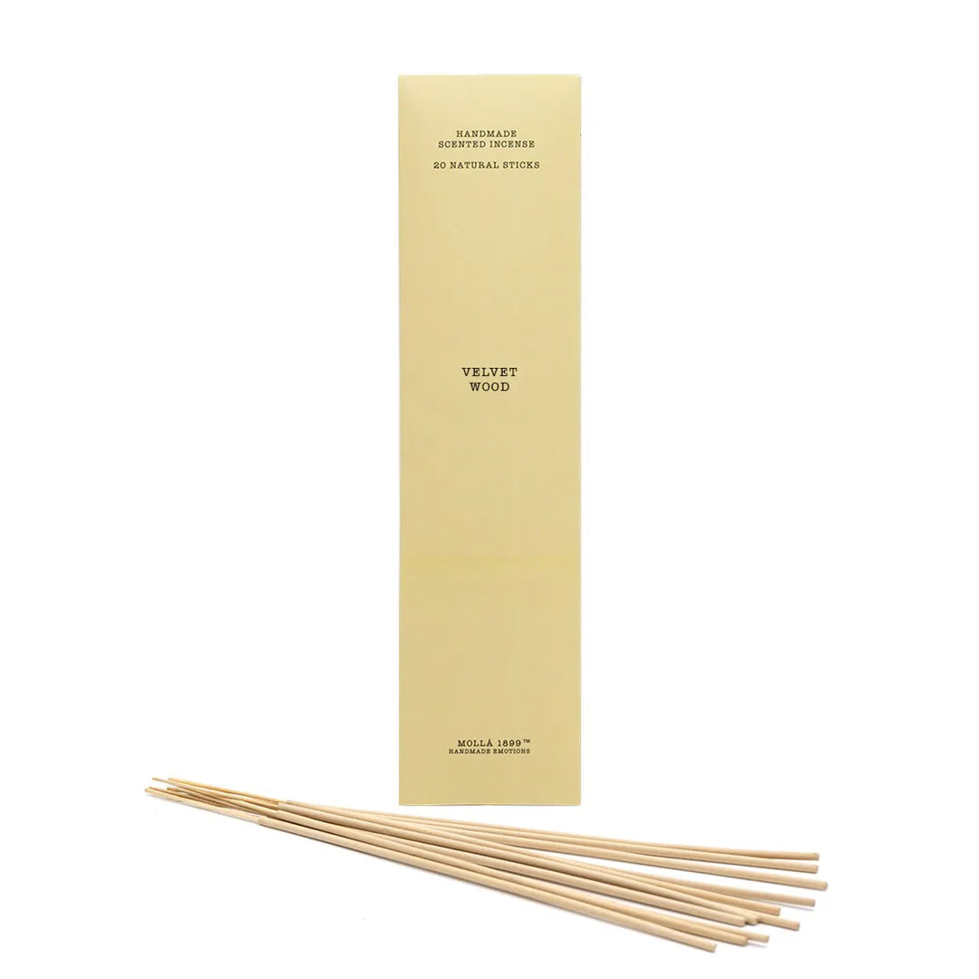 CERERIA MOLLA Zestaw 20 kadzidełek Velvet Wood