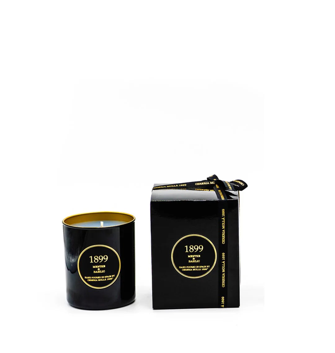 CERERIA MOLLA Świeca Premium 230gr. Menthe and Basilic