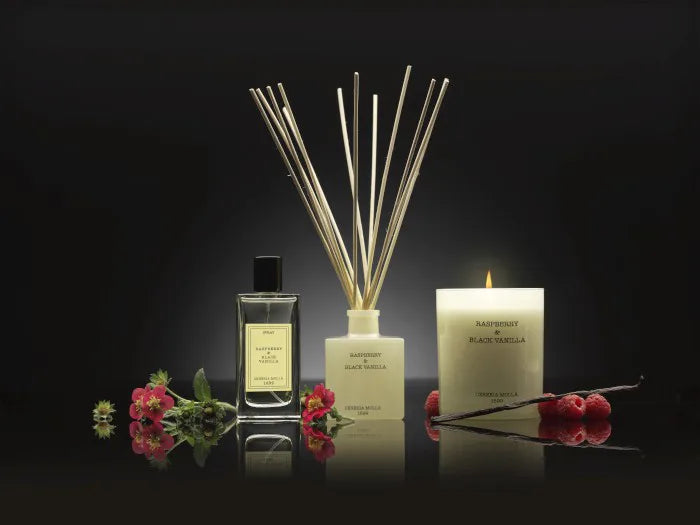 CERERIA MOLLA Świeca Premium 230gr. Raspberry and BlackVanill