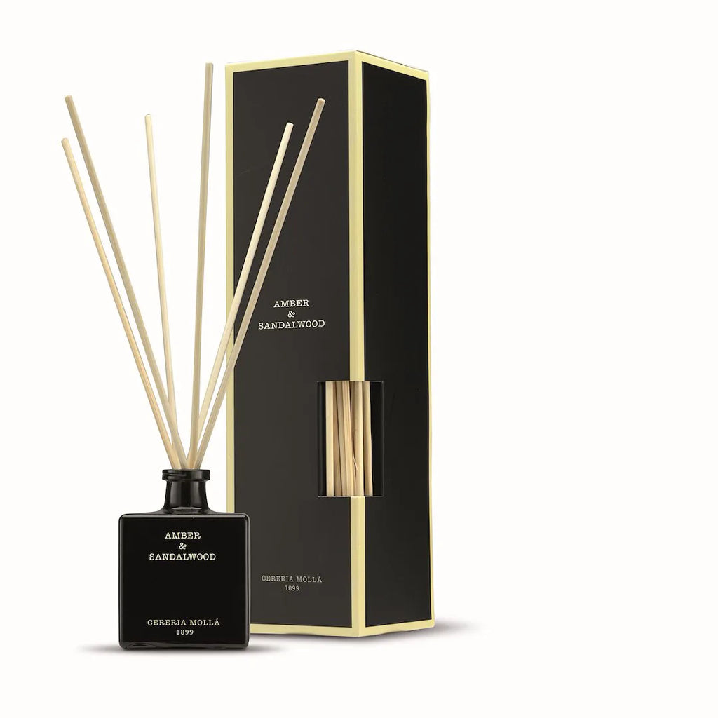 CERERIA MOLLA Dyfuzor Premium  Reed 100ml.Amber andSandalwood