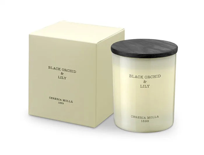 CERERIA MOLLA Świeca Premium 230gr. Black Orchid and Lily