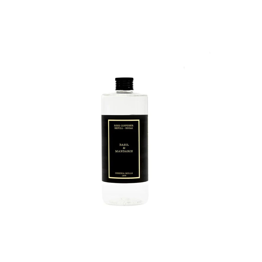 CERERIA MOLLA Zapas do dyfuzora 500ml.Basil and Mandarin