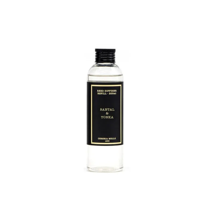 CERERIA MOLLA Zapas do dyfuzora 200ml. Santal and Tonka
